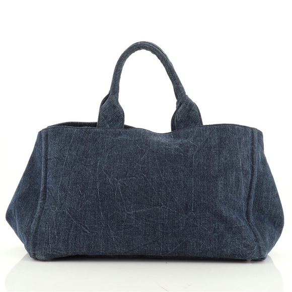 Prada
Canapa Tote Rhinestone Embellished Denim Large excellent condition!!!! - Picture 5 of 8